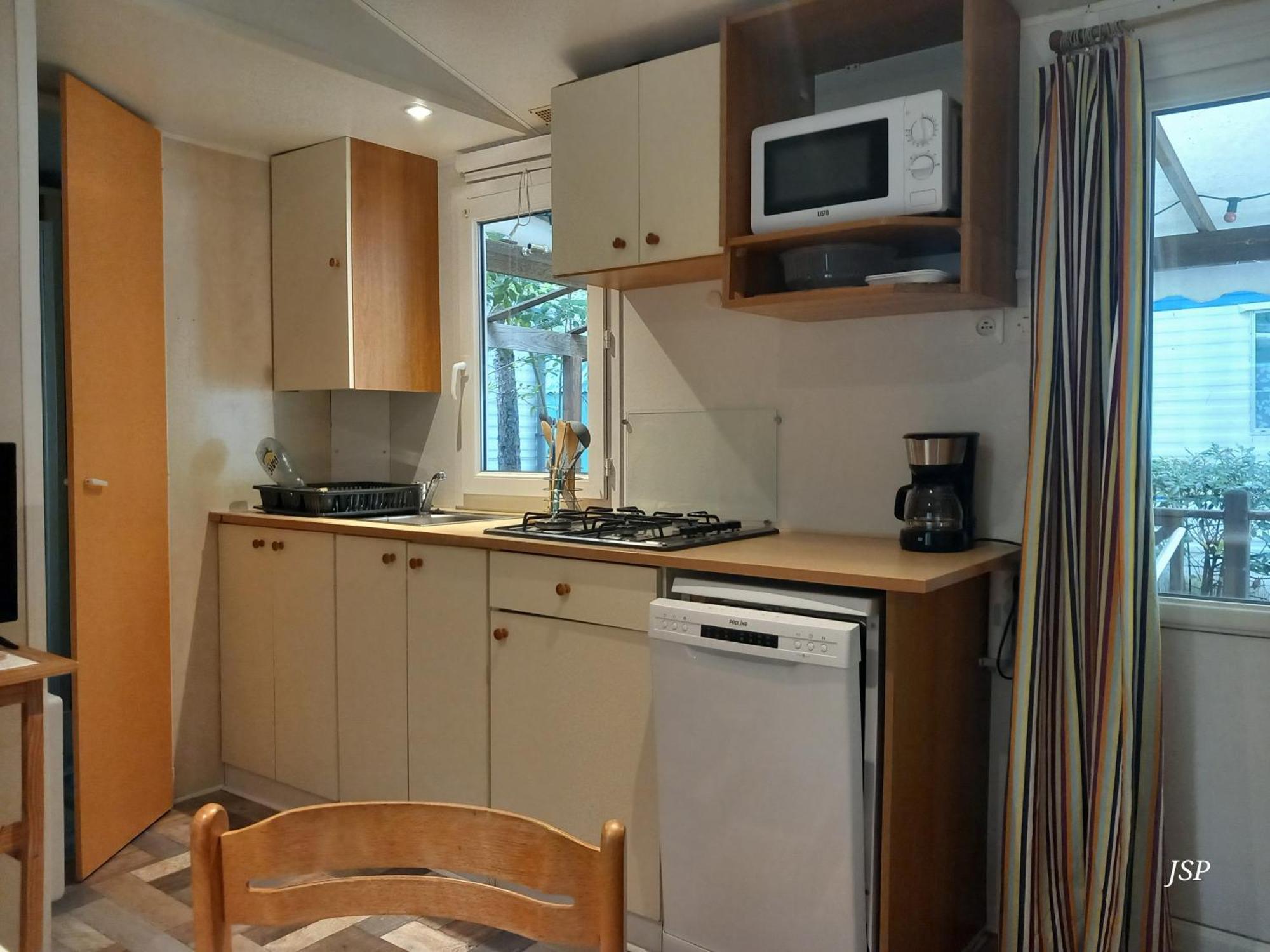 Mobilhome Les Volets Bleus Vaudreuille Bagian luar foto