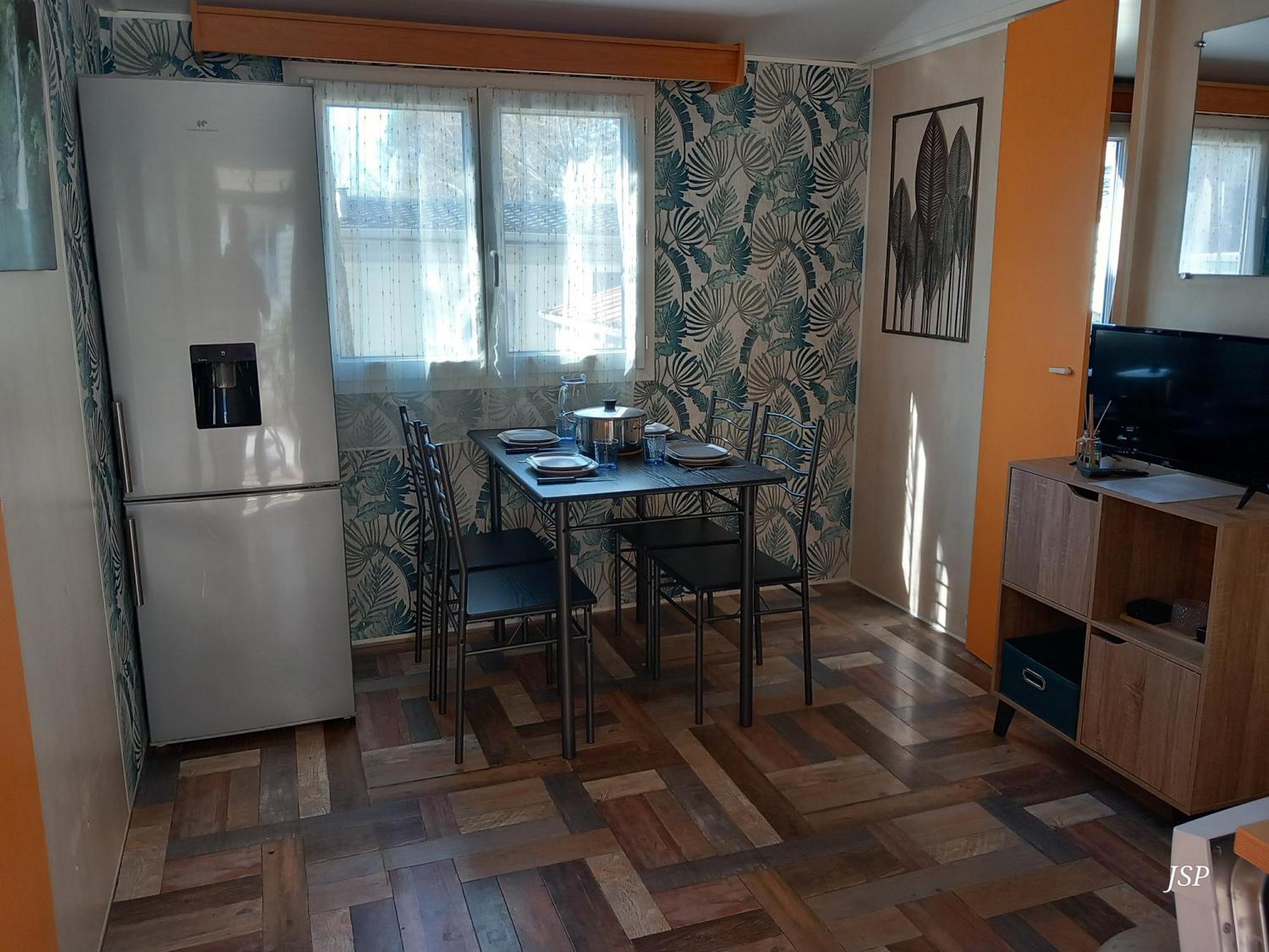 Mobilhome Les Volets Bleus Vaudreuille Bagian luar foto